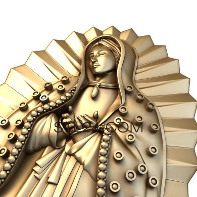 Иконы (Остробрамская икона Божией Матери, IK_0237) 3D модель для ЧПУ станка